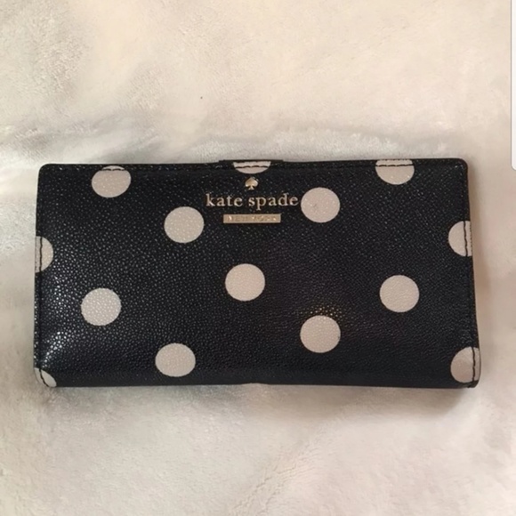 kate spade Handbags - Kate Spade wallet poka dot pretty